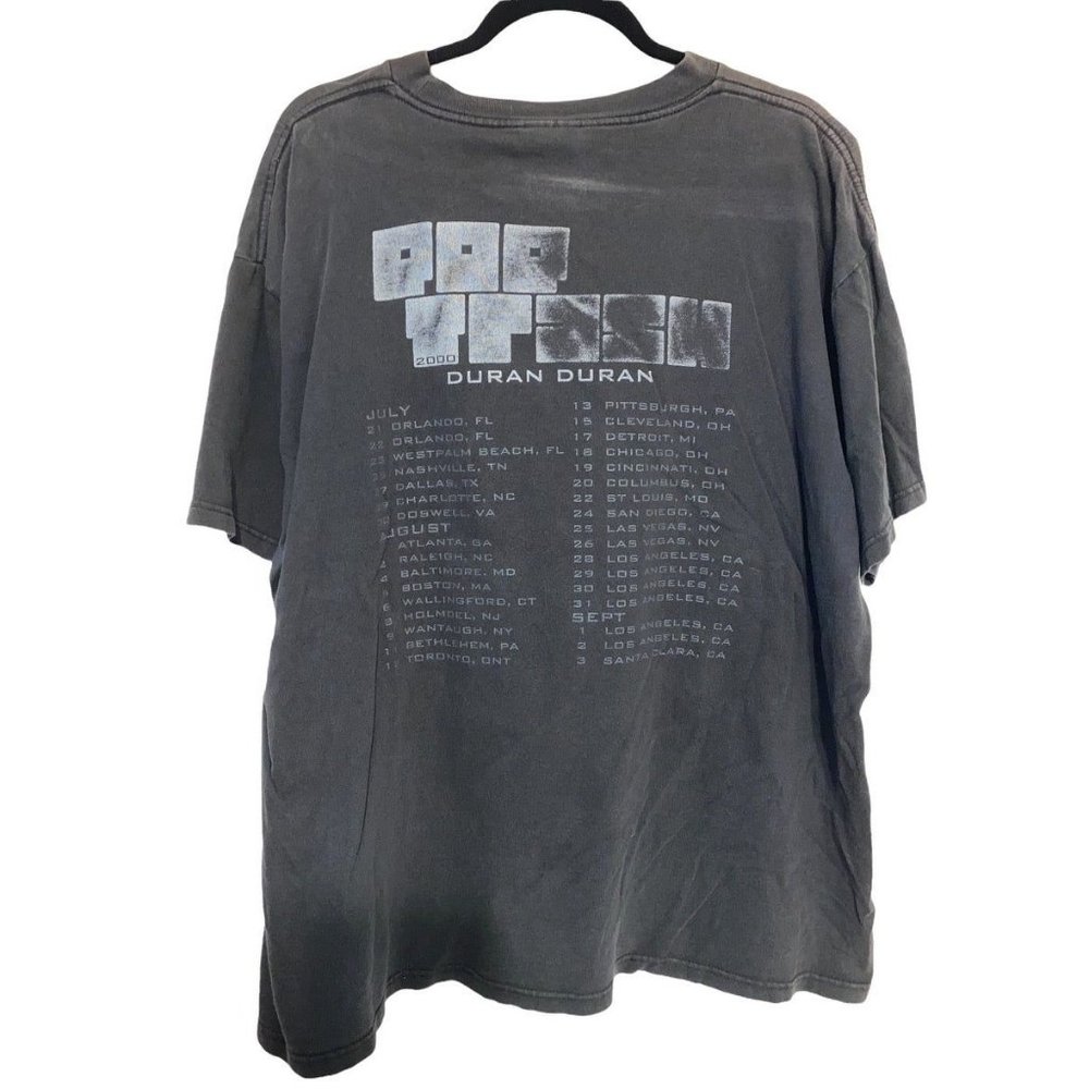 Vintage Duran Duran Shirt Pop Trash Concert Tee Y2K